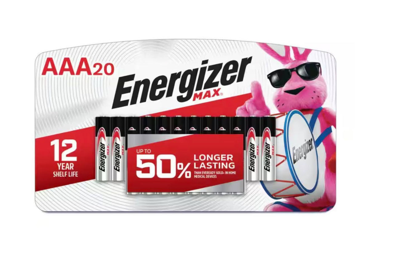 MAX AAA Batteries (20 Pack)