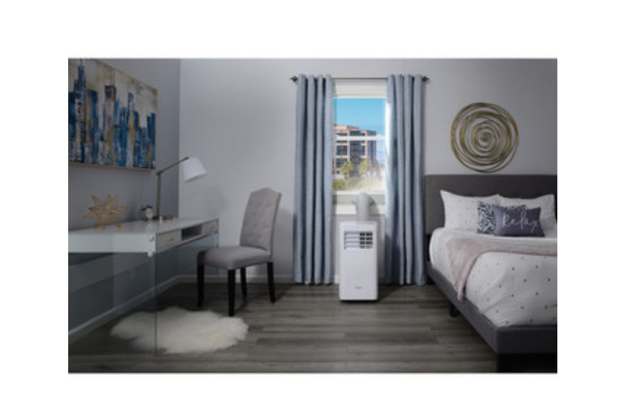 Haier 9000 BTU 3-in-1 Portable Air Conditioner for Small Rooms with Remote