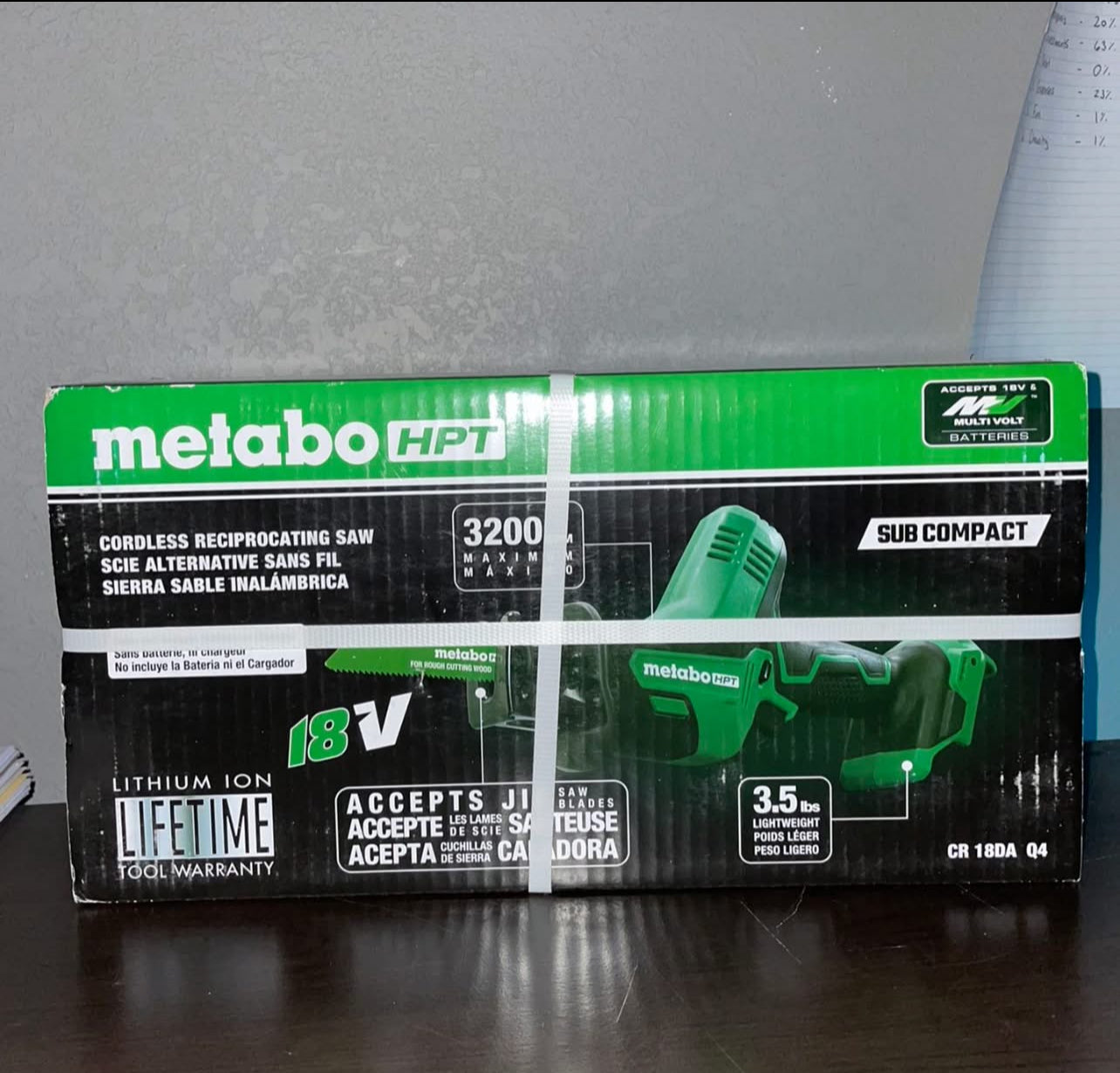 Metabo Recip Saw (Tool Only)