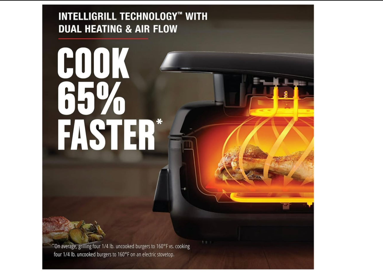 George Foreman Beyond Grill 7-in-1 Electric Indoor Grill with Air Fry Technology