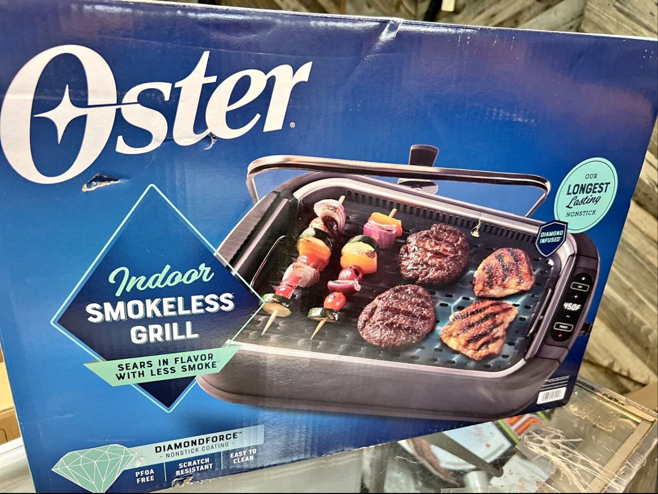 Oster DiamondForce Smokeless Grill