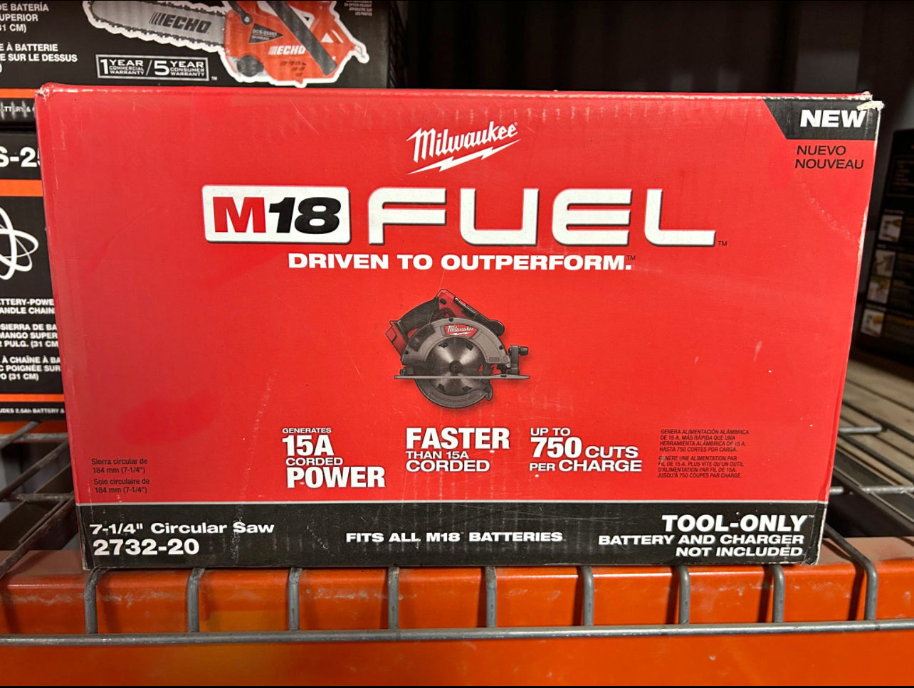 M18 FUEL 18V Lithium-Ion Brushless Cordless 7-1/4 in. Circular Saw (Tool-Only)