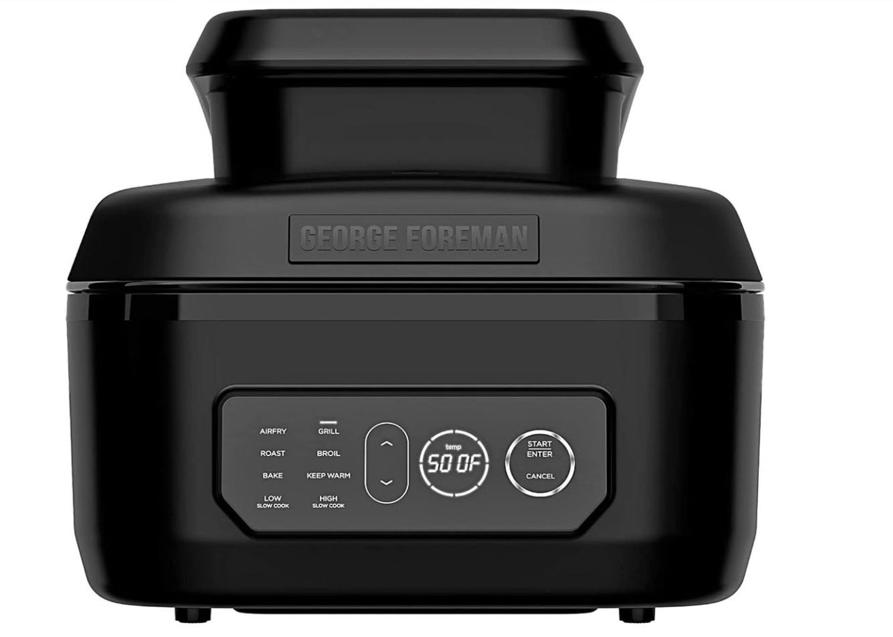 George Foreman Beyond Grill 7-in-1 Electric Indoor Grill with Air Fry Technology