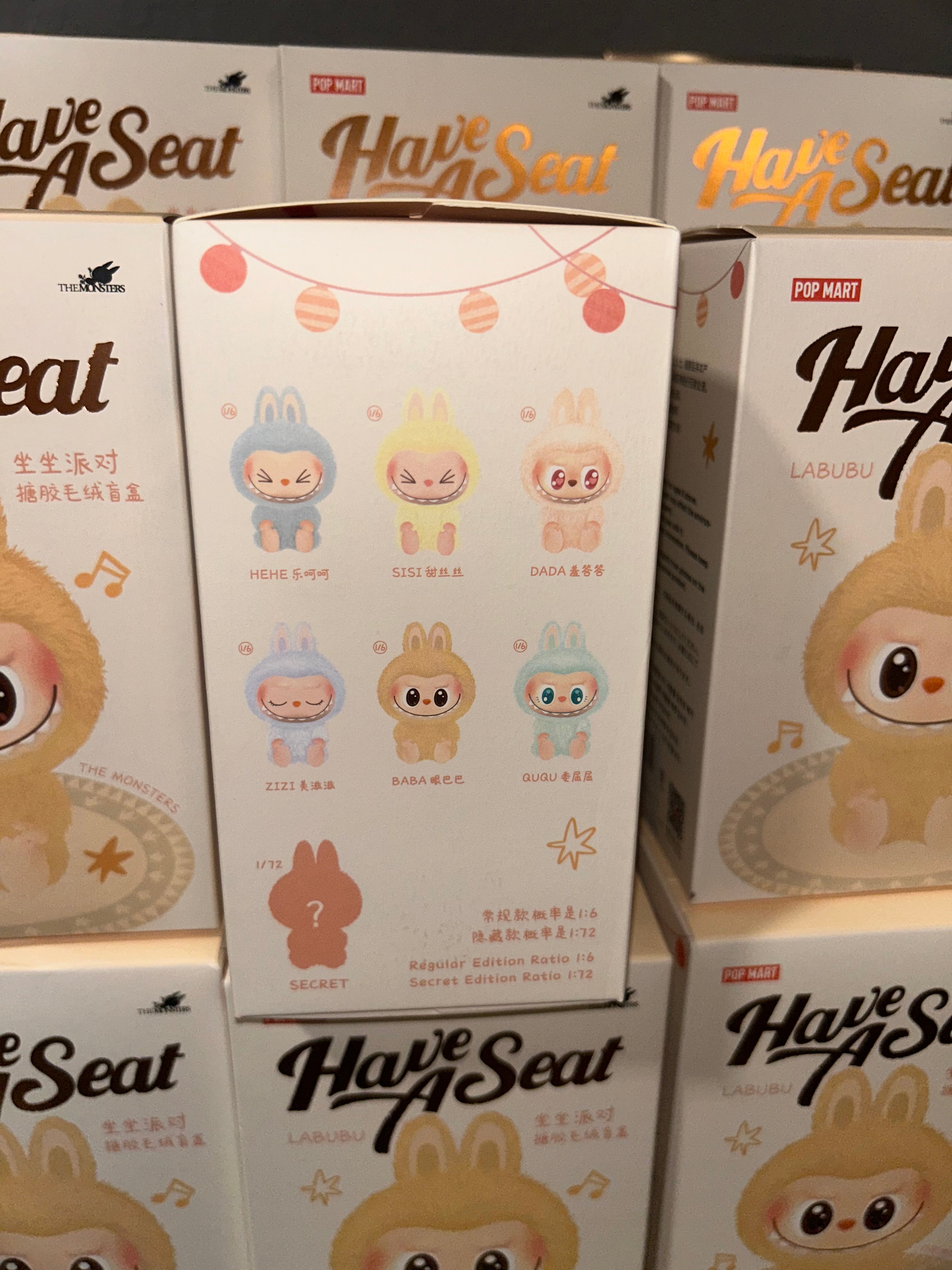 Labubu Monsters Have a Seat Blind Box Authentic